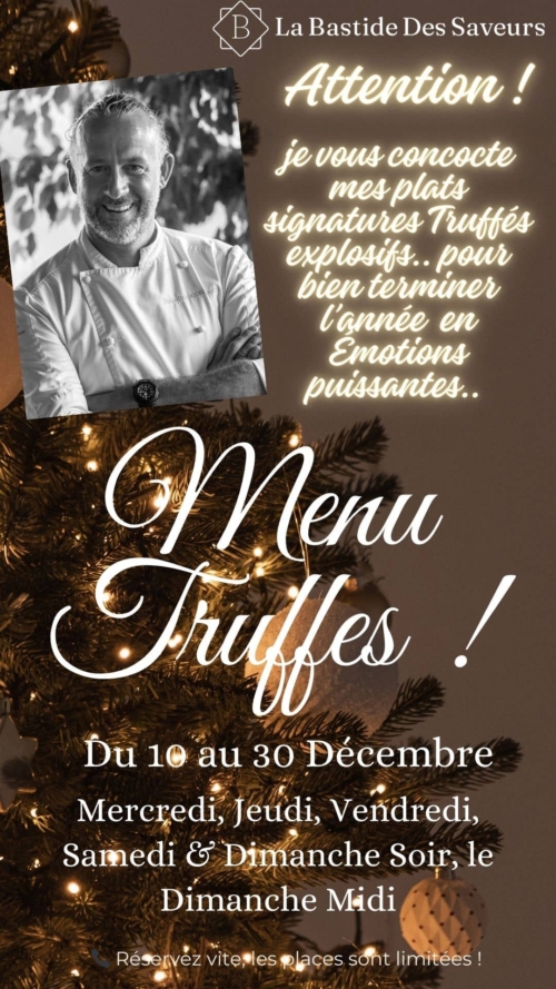 Restaurant Éphémère - ✨ Menu Truffes ! du 10 au 30 Décembre ✨