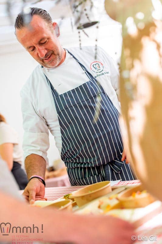 Jean-François Bérard au Mmmh! Festival de la Gastronomie en Provence à Châteauneuf-le-Rouge